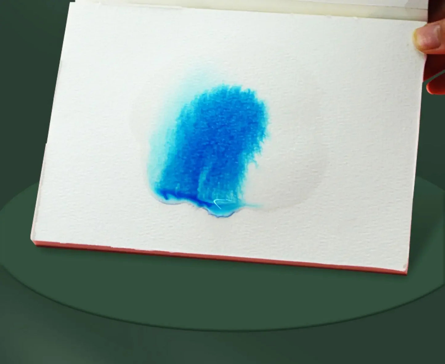 Premium Watercolor Paper Block – 20 Sheets, 300 GSM (140 LB) Acid-Free, Glue Bound for Wet & Dry Media