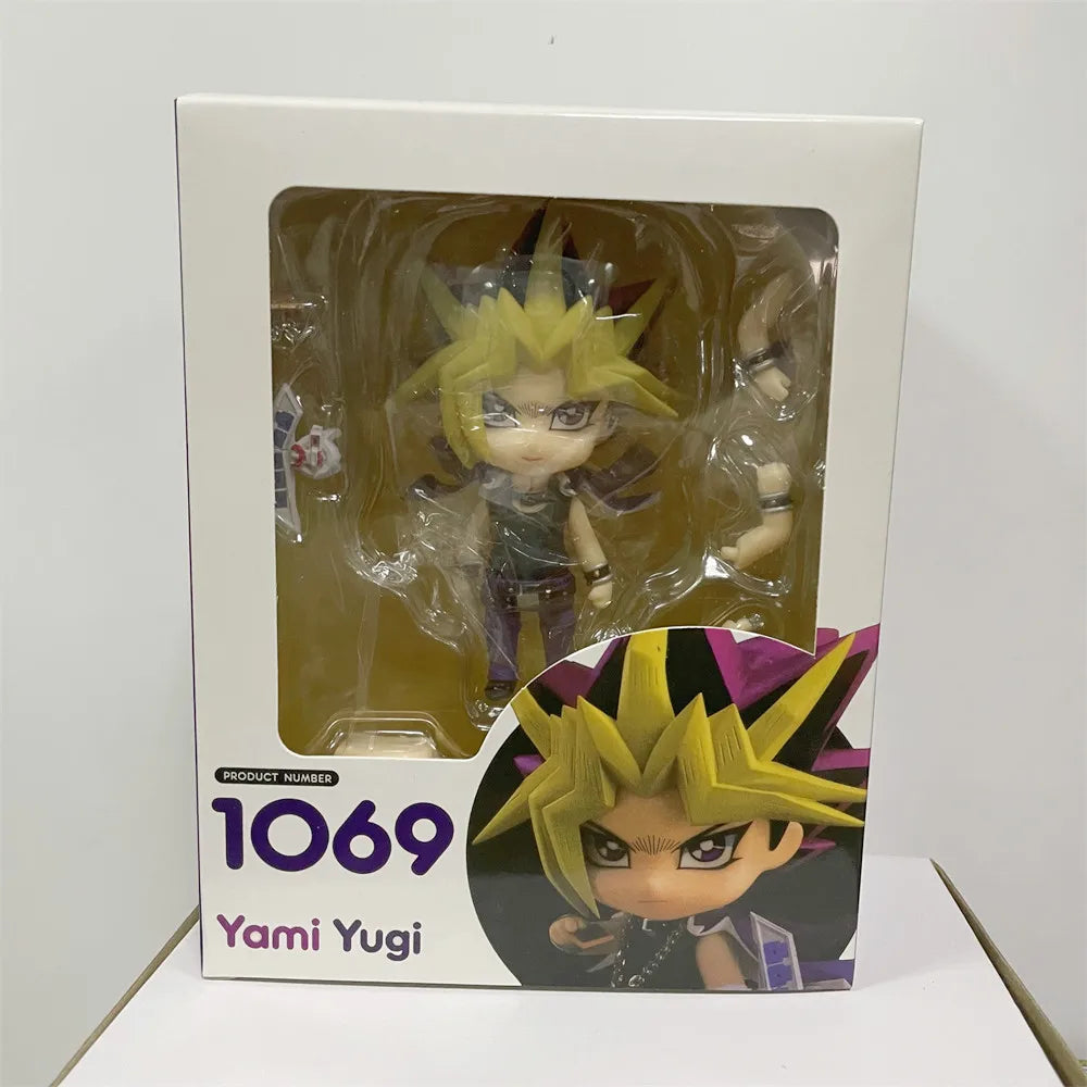 Yu-Gi-Oh! Anime Mini Figure Yugi Muto, Kawaii Chibi Cute PVC Action Figure Toys Collector Model 10cm