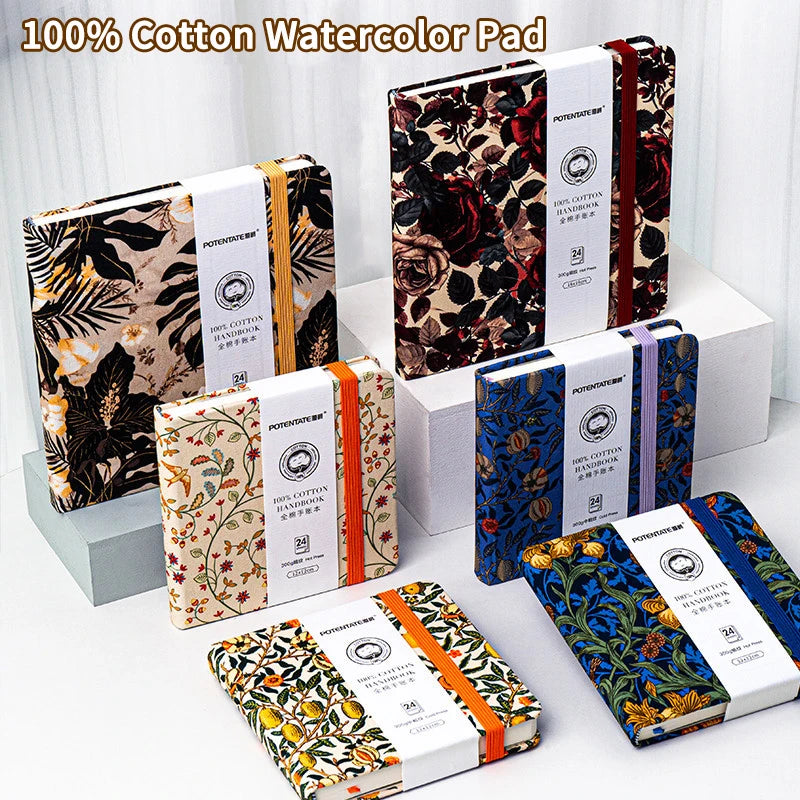 Watercolor Journal – 100% Cotton Paper Pad, Cold-Pressed, Acid-Free, Artist Sketchbook for Painting & Drawing