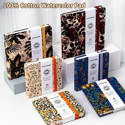 Watercolor Journal – 100% Cotton Paper Pad, Cold-Pressed, Acid-Free, Artist Sketchbook for Painting & Drawing