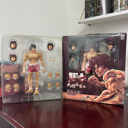 Hanma Yujiro and Baki Hanma Action Figure, Baki The Grappler Anime Figurines Son Of Ogre