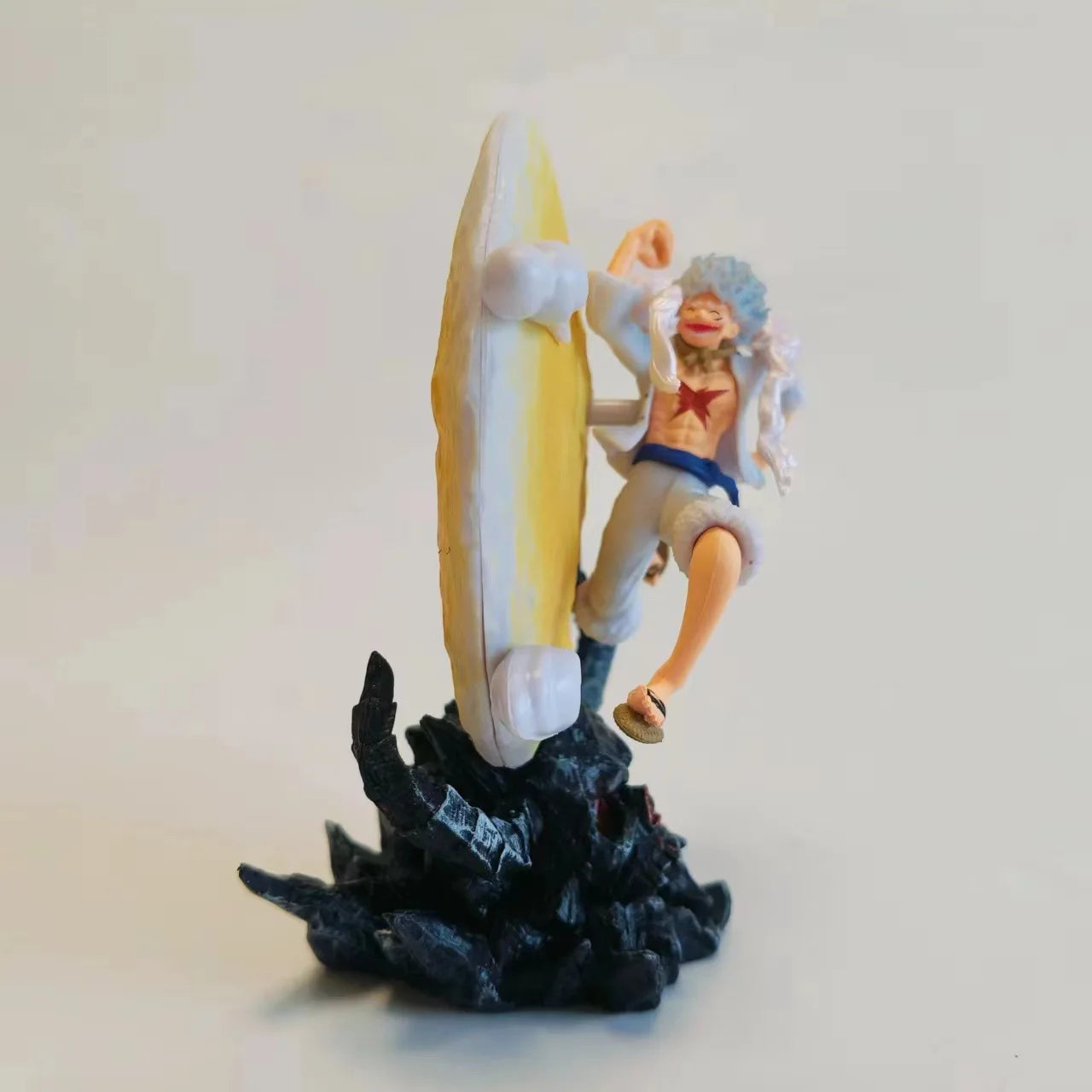 Fairy Nika Monkey D Luffy Anime Figure, One Piece Action Figurines Gear 5 With Moon 14 CM