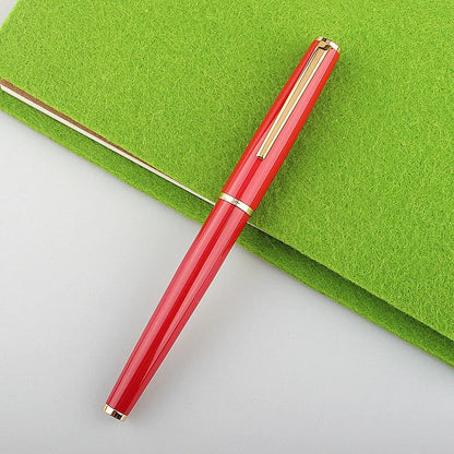 Fountain Pen Retro Design Metal Material Elegant Clip Fine Nib Writing Office Business Signature