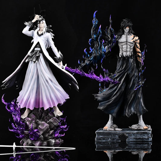 Final Getsuga Tensho Kurosaki Ichigo Anime Figurine, Tensa Zangetsu Bleach Action Figures Statues 33 CM