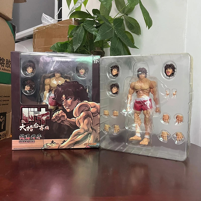 Hanma Yujiro and Baki Hanma Action Figure, Baki The Grappler Anime Figurines Son Of Ogre