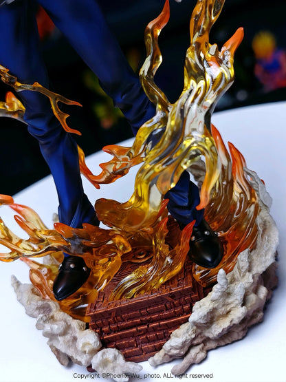 Yami Yugi Muto Anime Figure, Dark Yugi Pharaoh Atem Yu-Gi-Oh Duel Monsters Action Figurines PVC Statue 28 CM