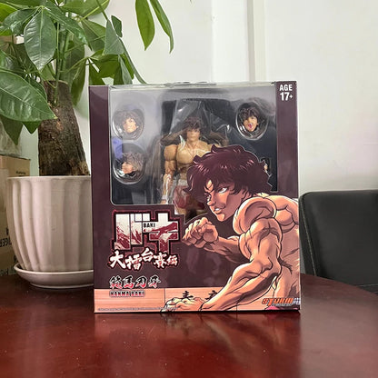 Hanma Yujiro and Baki Hanma Action Figure, Baki The Grappler Anime Figurines Son Of Ogre