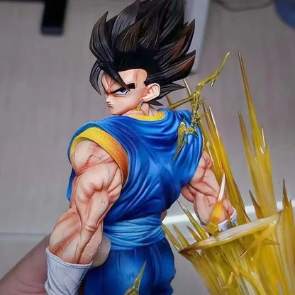 Super Saiyan Blue Vegito LED Anime Figure, Dragon Ball Z Anime Figures 3 or 4 heads PVC Statue