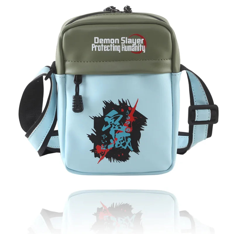 High-Capacity Multifunction Casual Shoulder Bag Apparel: Anime Dragon Ball, Demon Slayer, One Piece, Naruto, Attack on Titan