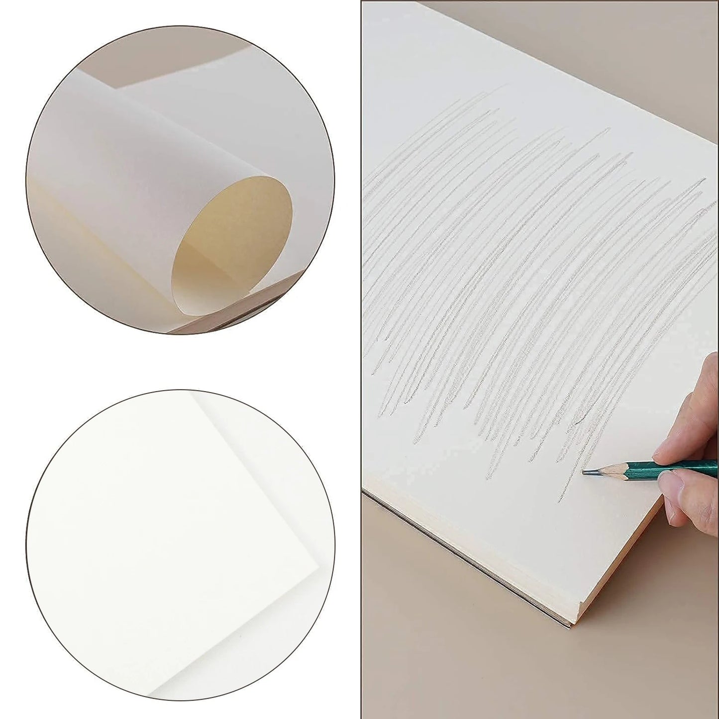 12 Sheets 2 PCS Watercolor Sketchbook 14.81 x 21.01 cm, Cold Press Paper (63.5KG/300gsm) Spiral Bound