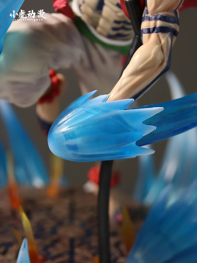 Akaza of Twelve Kizuki Demon Slayer Action Figures, LED PVC Anime Collection Model 26cm