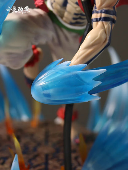 Akaza of Twelve Kizuki Demon Slayer Action Figures, LED PVC Anime Collection Model 26cm