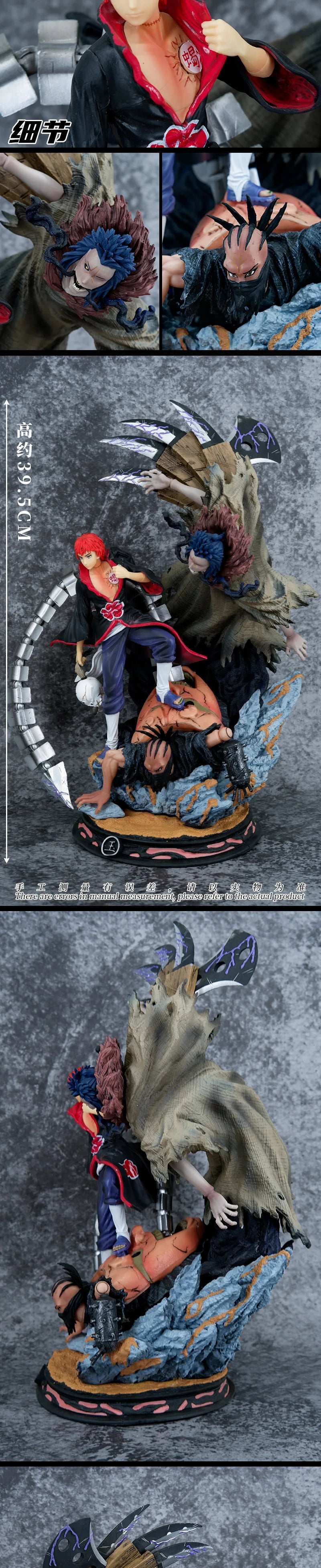 Sasori Akatsuki Naruto Shippuden Anime Figurine, Action Figures Statue Collection PVC Toy 40 cm