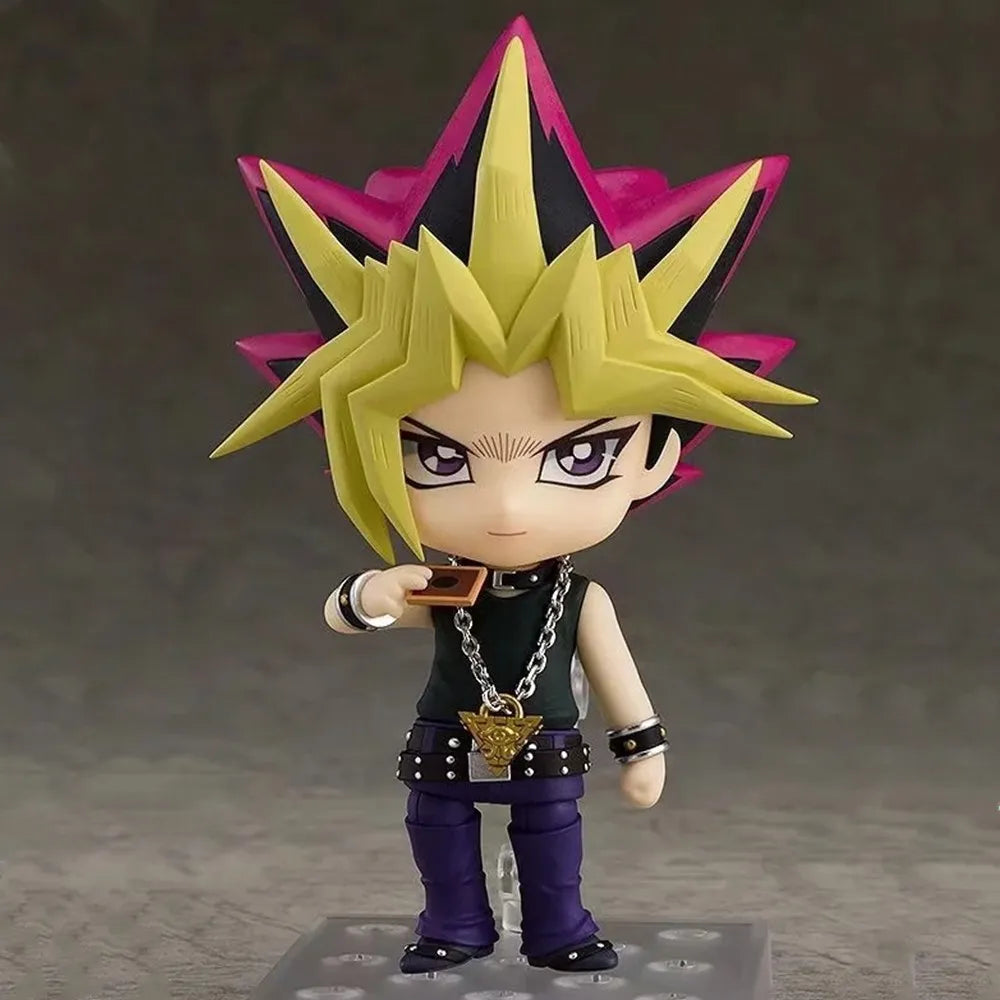 Yu-Gi-Oh! Anime Mini Figure Yugi Muto, Kawaii Chibi Cute PVC Action Figure Toys Collector Model 10cm