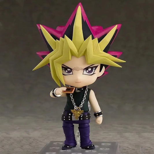 Yu-Gi-Oh! Anime Mini Figure Yugi Muto, Kawaii Chibi Cute PVC Action Figure Toys Collector Model 10cm