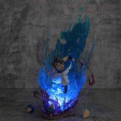 Gogeta Super Saiyan Blue Anime Figurine, Dragon Ball Super Action Figures Collection Toy Gift 28 cm