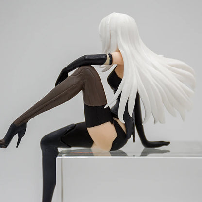 NieR:Automata Action Figures - YoRHa No.2 Type B (2B), 9S, and A2 - 15 CM Collectible Figurines