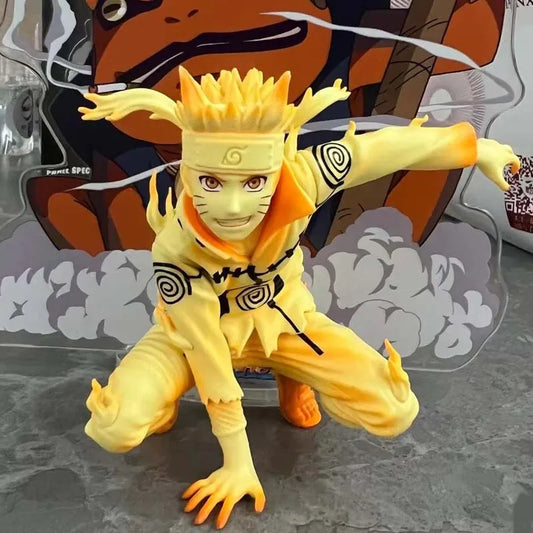 NARUTO UZUMAKI Tailed Beast Mode Sitting Form, Naruto Shippuden Figures Action Figures 10cm
