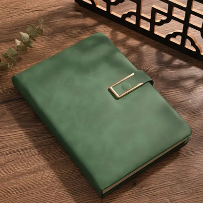 A5 Retro Leather Notebook – 200/360 Pages, Soft Cover Planner for Students, Business, Office, and School Stationery