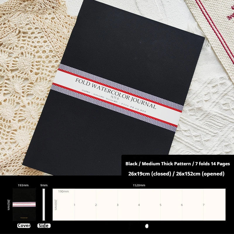 Watercolor Journal – 100% Cotton Paper Pad, Cold-Pressed, Acid-Free, Artist Sketchbook for Painting & Drawing