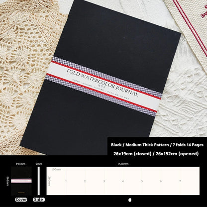 Watercolor Journal – 100% Cotton Paper Pad, Cold-Pressed, Acid-Free, Artist Sketchbook for Painting & Drawing