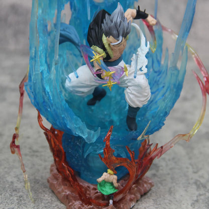 Gogeta Super Saiyan Blue Anime Figurine, Dragon Ball Super Action Figures Collection Toy Gift 28 cm