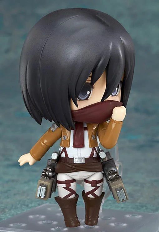Attack on Titan Anime Figures, Shingeki no Kyojin Levi Ackerman, Eren Jaeger, Mikasa·Ackerman, Cute Kawaii Chibi Anime Figurines 10 cm