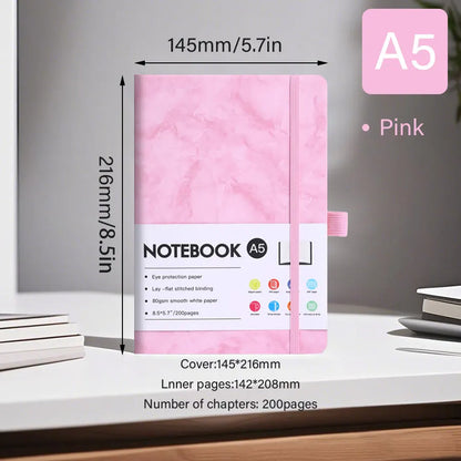 A5 Professional Notebook – Thick Paper, Compact & Lightweight Planner for Office and School