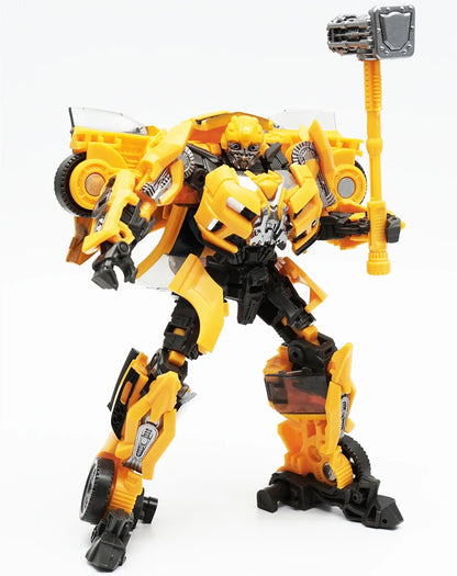 Bumblebee Action Figure, Transformers Anime Action Figurines Posable Toys 12.5 CM