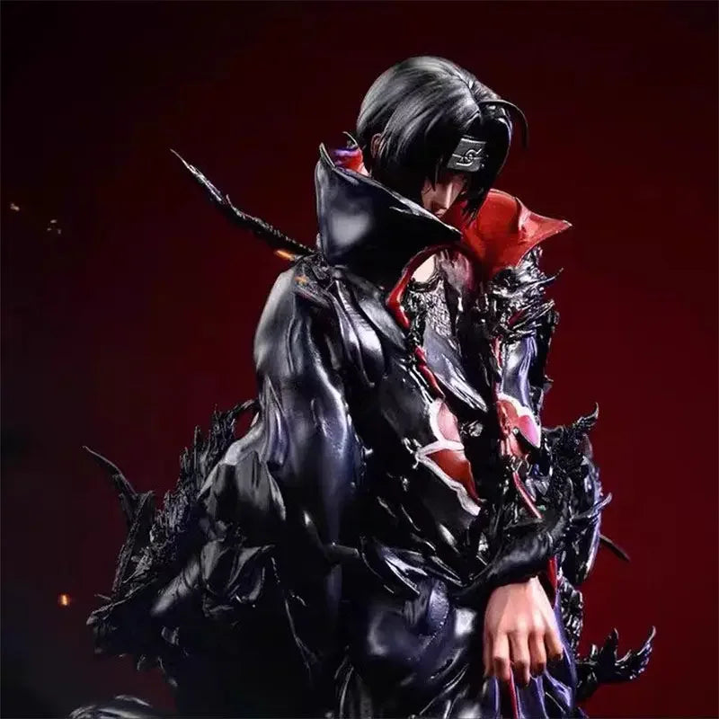Itachi Uchiha Tsukuyomi Crows Anime Figure, Naruto Shippuden Action Figurines 26 CM