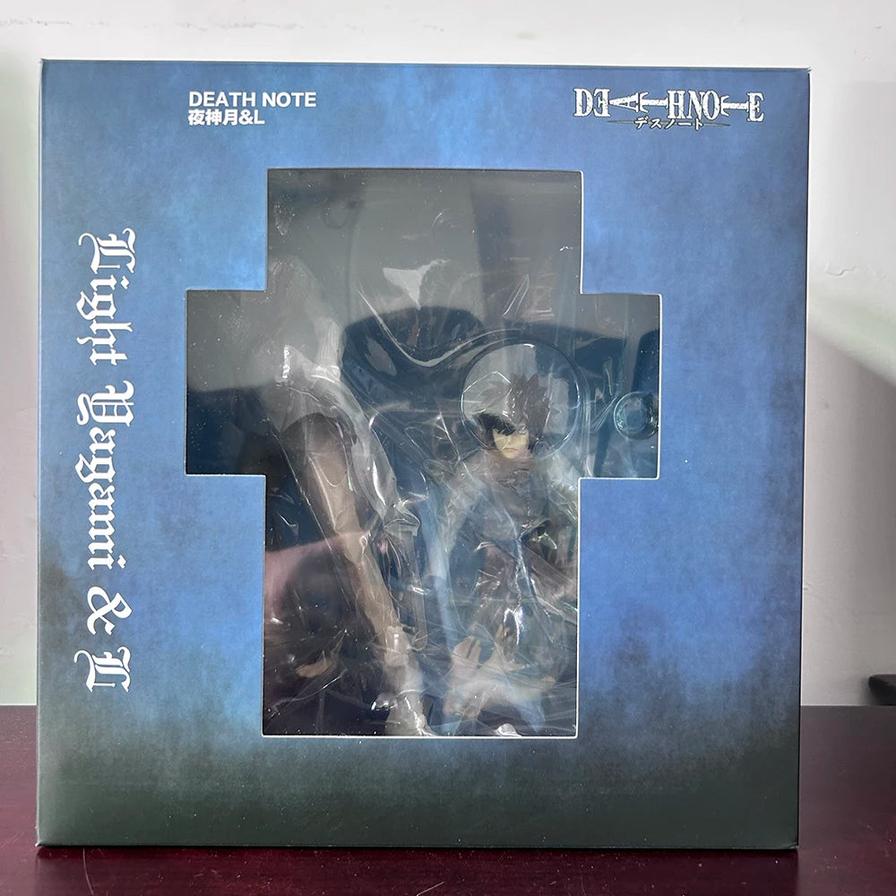 L Lawliet and Light Yagami Anime Figures, Death Note Action Figurines 24 CM