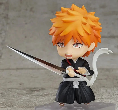 Bleach Kawaii Cute Mini Anime Figurines, Hitsugaya Toushirou, Ichigo Kurosaki, Chibi Figures 10cm
