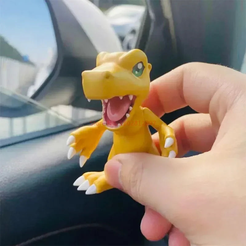 Greymon and Agumon Anime Figures, Digimon Gk Figurines Action Collectible Model Toys 12cm