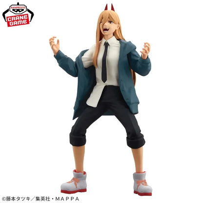 Original Bandai Makima & Power Anime Figurines, Chainsaw Man Action Figures 23 CM