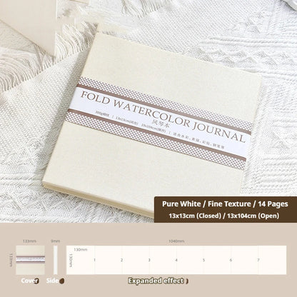 Watercolor Journal – 100% Cotton Paper Pad, Cold-Pressed, Acid-Free, Artist Sketchbook for Painting & Drawing