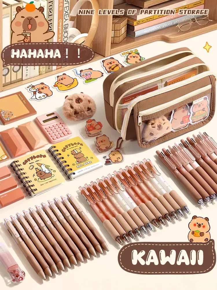 Cute Kawaii School Stationery Accessories Supplies Set