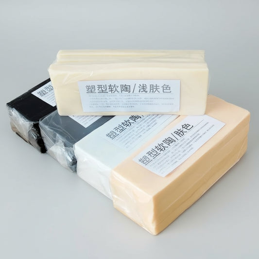 Professional Soft Polymer Clay Oven Bake DIY Handmade for Sculpture 500g