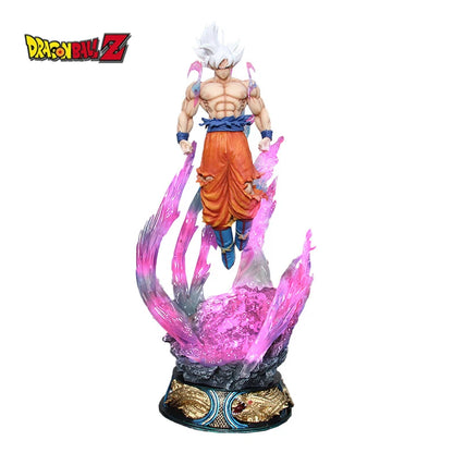 Son Goku Ultra Instinct Anime Figure, Super Saiyan Dragon Ball Anime Figurines 25cm