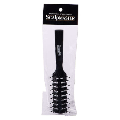 Scalpmaster 7 Row Vent Hair Stylist Brush - Black Otarealm