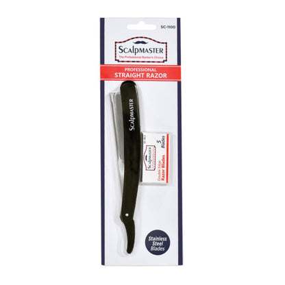 Scalpmaster Barber Grooming Shaving Straight Razor