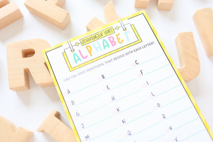 Alphabet Scavenger Hunt Playtime Pad®