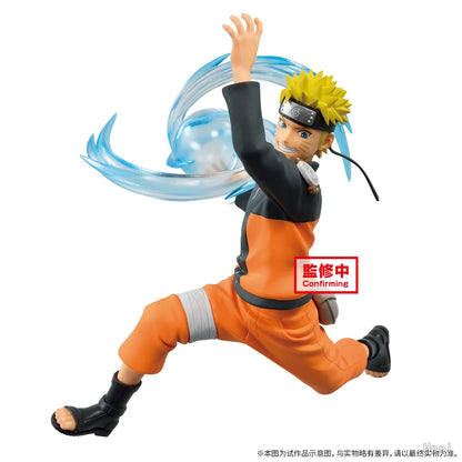 Naruto Shippuden Anime Figures, UZUMAKI NARUTO, Sasuke Uchiha Battle Pose Rasengan Chidori PVC 15 CM