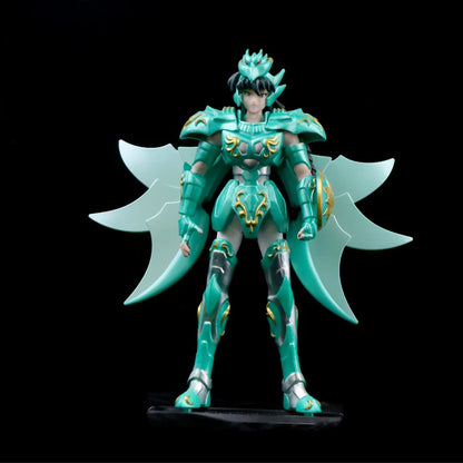 Saint Seiya Anime Figurines, Shiryuu Hyoga Shun Ikki Action Figures Knights Of Zodiac 19 CM