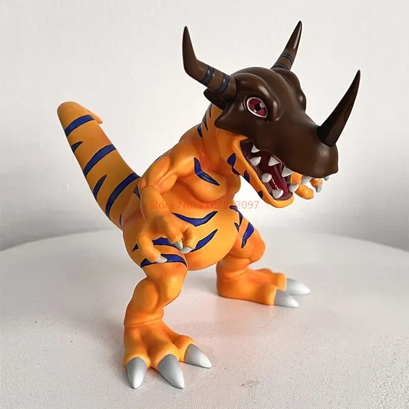 Greymon and Agumon Anime Figures, Digimon Gk Figurines Action Collectible Model Toys 12cm