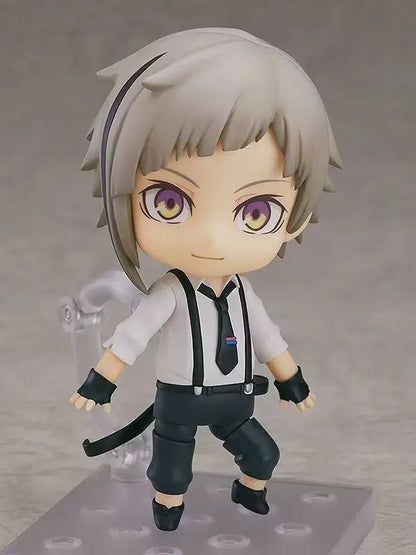 Action Figures Bungo Stray Dogs, Nakajima Atsushi, Dazai Osamu, Kawaii Chibi Cute Anime Figurines Collector 10 cm