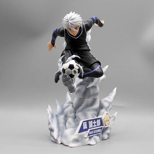 Nagi Seishiro Blue Lock Figures, Anime Figurines Soccer Football Collection Statue Decor 21 cm