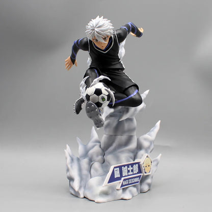 Nagi Seishiro Blue Lock Figures, Anime Figurines Soccer Football Collection Statue Decor 21 cm