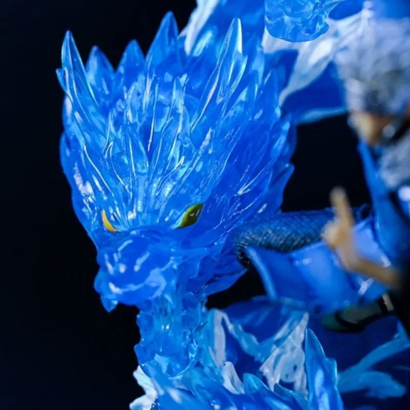 Senju Tobirama LED Anime Figurine, Water Dragon Jutsu Naruto Shippuden Figures Collection 43 cm
