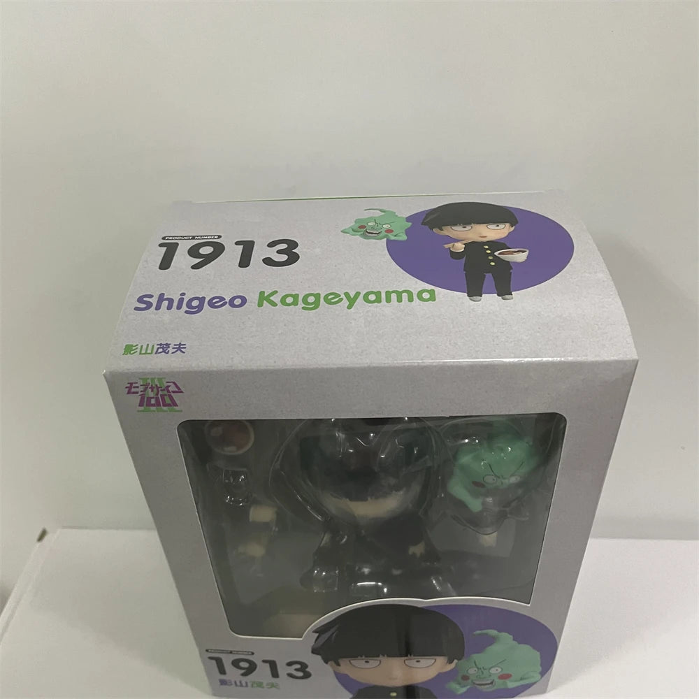 Mob Psycho 100 Mini Action Figure, Reigen Arataka Mobu Saiko Hyaku, Cute Kawaii ChibiAnime Figure Collector Toys 10 cm