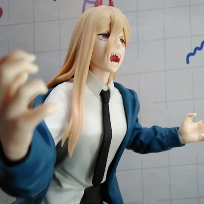 Original Bandai Makima & Power Anime Figurines, Chainsaw Man Action Figures 23 CM